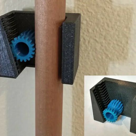 broom holder 3D model