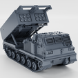 7.png M270 MLRS (Multiple Launch Rocket System) (US, Cold War) (1:56 and 1:100 scale)