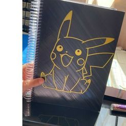 Pikachu.jpg Pikachu notebook cover / notebook cover