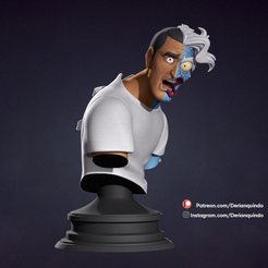 DQ_Twoface_v01_01_01.png Fichier 3D Two-face / Batman la série animée・Objet imprimable en 3D à télécharger