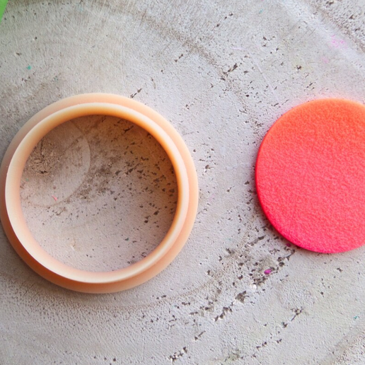 circle cutter earring for polymer clay - 11 SIZES