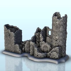 31.jpg Archivo STL Ruina de castillo medieval de piedra 14 - China Medieval Dark Age Warhammer Age of Sigmar・Diseño de impresora 3D para descargar, Hartolia-Miniatures