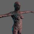 5.jpg Animated Zombie woman-Rigged 3d game character Low-poly 3D model