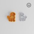 product_282-02_overview.jpg Labrador Retriever Cookie Cutter & Stamp Set, 6 Pieces, Dog Breed Design, Perfect for Cookies, Fondant, in S/M/L