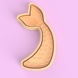 cola-de-sirena-render.png Mermaid cookie cutters / cookie cutters mermaid