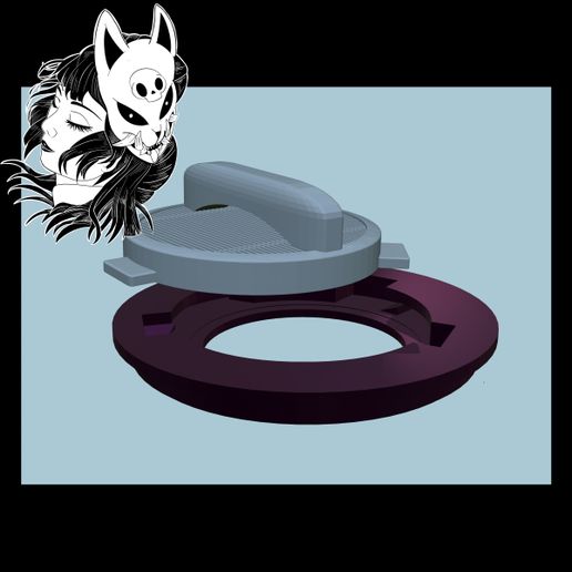 STL Round lockable Conversation Kit