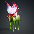 00.jpg HORSE - DOWNLOAD Horse 3d model - for  3D Printing AND FBX RIGGED FOR 3D PROJECT PEGAUS PEGASUS HORSE 3D