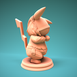 squid-game-pikachu-1.png squid game Pikachu - Pika pink soldier - Ready for 3D print 3D print model