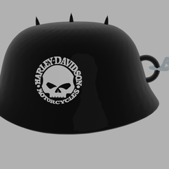 foto-10.png harley davison motorcycle helmet keychain