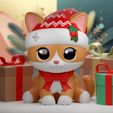 Gata-Navidad-Cute-Cat-Xmas-Christmas-Regalo-Navidad-Gato-GIFT-Moad-Studio-1.jpg CUTE CAT XMAS - CUTE KITTY CHRISTMAS - PRINT-IN-PLACE PRESENT BOX