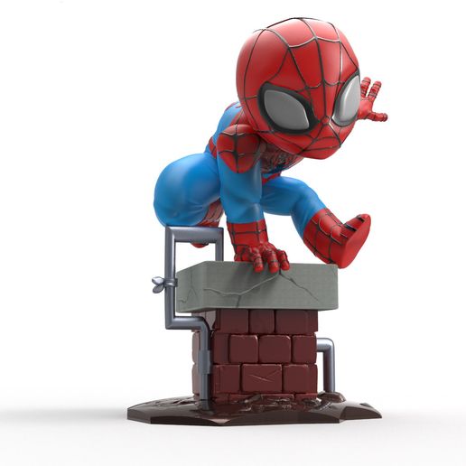 spider man chibi 3D model