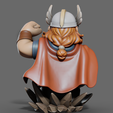 3.png Thor Bust 3D Print STL