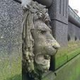 LionHead2.JPG Lion Head Wall Hanger (Sculpture 3D Scan)