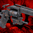 Assembly3.png Gears of War Boltok Pistol and Stand