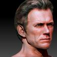 0026_Layer 3.jpg Clint Eastwood textured 3d print bust