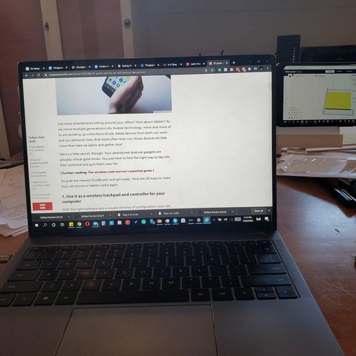 SliderPic4-min.jpg Dual Screen Laptop Attachment for Tablets/Phones