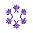 snowflake1_h.stl Deluxe Snowflakes Cookie Cutter Set (Second Edition)