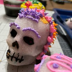 IMG_7704.jpg STL-Datei dia de muertos Zucker-Totenkopf-Formen・3D-Druck-Idee zum Herunterladen