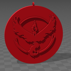 valor_pendant_front.PNG Archivo 3D gratis Colgante Team Valor・Objeto de impresión 3D para descargar