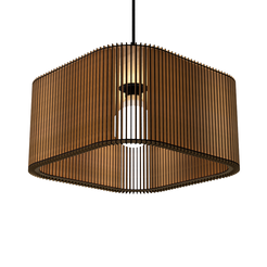 Cubo-Ripado-Cheio-MDF-Cru-40x16cm-1.png STL file CEILING LIGHT LAMP 3D PRINT AND LASER CUT FILES MODEL 27・3D printing template to download