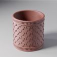 vase_2.jpg VASE 0002 - Dragon scales planter cup / pencil holder