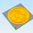 c2.png STL-Datei Wanddekorationsset Münzen von Amerika・3D-Druck-Idee zum Herunterladen, satis3d