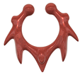 fem_lewel_38 v1-00.png STL file fake nose hook FAKE NIPPLE PIERCING Female male Non-Piercing Body Jewellery Bondage Weight femJ-38 3d print cnc・3D print design to download