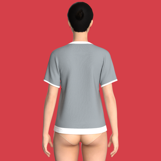 Ladies-Igneous-Rock-T-Shirt_8.png T-shirt de senhora de rocha ígnea | Marvelous / Clo3d / obj / fbx