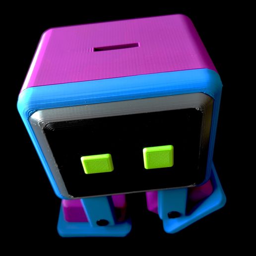 ROBOT-HUCHA-2.jpg STL file Robot Piggy Bank・3D printable model to download, Dagga3D