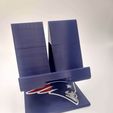 IMG_20230808_180637.jpg New England Patriots - NFL - Desktop Phone Stand