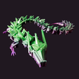 Articulated dragon robot with moving jaws!