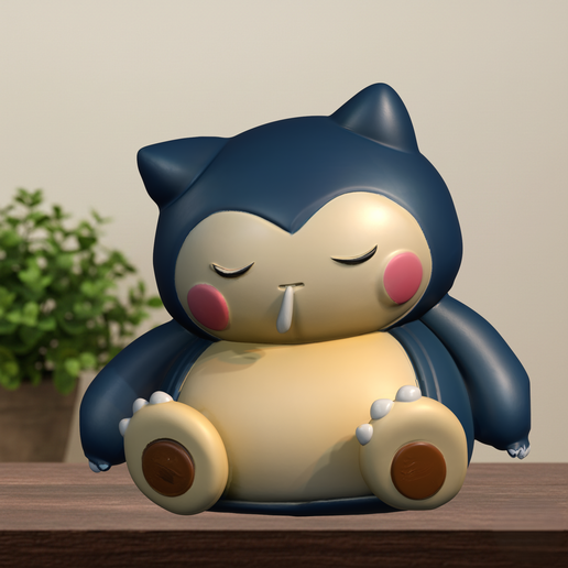 Snorlax STL - Snorlax 3D Figure from Pokémon