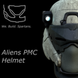 close-up.png Файл 3d печати шлема Alien PMC