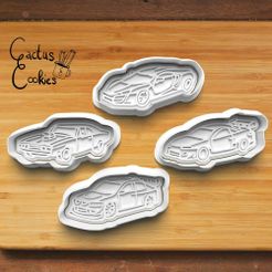 Bild_set.jpg 3D file Racing Cars Cookie Cutter set 0420・Model to download and 3D print