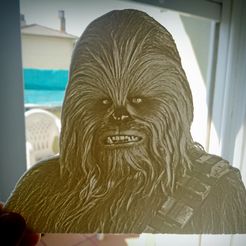 photostudio_1496481506261.jpg Fichier STL gratuit Chewbacca lithophanie・Objet imprimable en 3D à télécharger