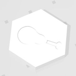 D2 - Chicken Drumstick.jpg STL file D2 Chicken Drumstick Symbol Logo・3D print model to download