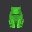22222.jpg Low Poly Capybara - Geometric Animal 3D
