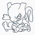 mewtwosubir1.jpg Mewtwo Cookie Cutter Pokemon Anime Chibi