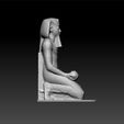 hat4.jpg Kneeling Statue of Hatshepsut 3d model for 3d print
