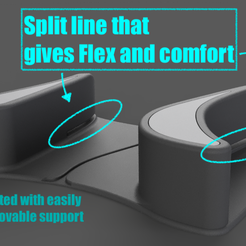 Split line that gives Flex and comfort t FlexPads EUC electric unicycle. high comfort preformance powerpads jump Gotway Kingsong Inmotion Veteran Begode