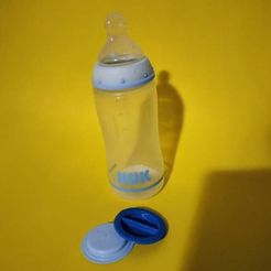 IMG_20230713_115554_650.jpg STL file Anti-spill bottle cap - spare part NUK・3D print model to download