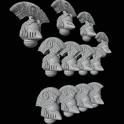 _3.png STL file Beaky Imperator's clenched hands helmets for new heresy・Model to download and 3D print, VitalyKhan