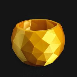 Elegant-Geodesic-Planter.jpg Fichier STL gratuit Jardinière géodésique élégante・Plan à télécharger et à imprimer en 3D