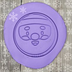 3.jpg Fichier STL HOLY CHRISTMAS ORNAMENT - FESTIVE COOKIE CUTTER - CUTTING PLATE OF GALLETAS OR FONDANT NAVIDEÑO PAPA NOEL - 9cm・Objet pour impression 3D à télécharger