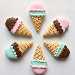 859968829dd700ac702957589ca3ca20.jpg STL file Ice cream cookie cutter・Template to download and 3D print