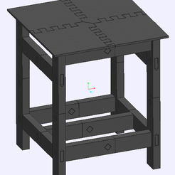 Table-1-Assembled.png Side Table for Printer / Other