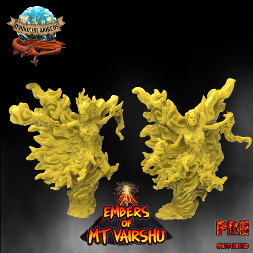 Fire Sprites/Fairies 3D model