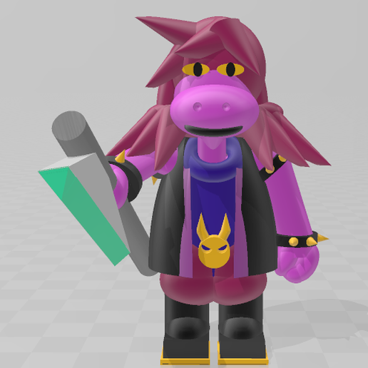 barney's homicidal daughter 3D model