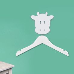 vache-ferme-cintre-photo-produit.jpg Cow hanger holder - Coat hanger - Hook for animals - Coat hanger - wall hanging - wall decoration