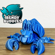bb_08.png Hermit Crab Crabsta /  Cute Claw Hugger Articulated / Print-in-Place Creature / Underwater Animal / Water Monster / Fantasy World Beast